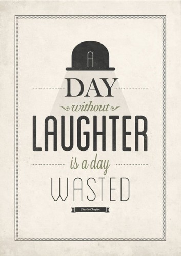 a day without laughter